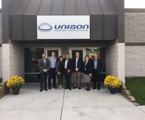 Visita a la planta de Unison Comfort Technologies